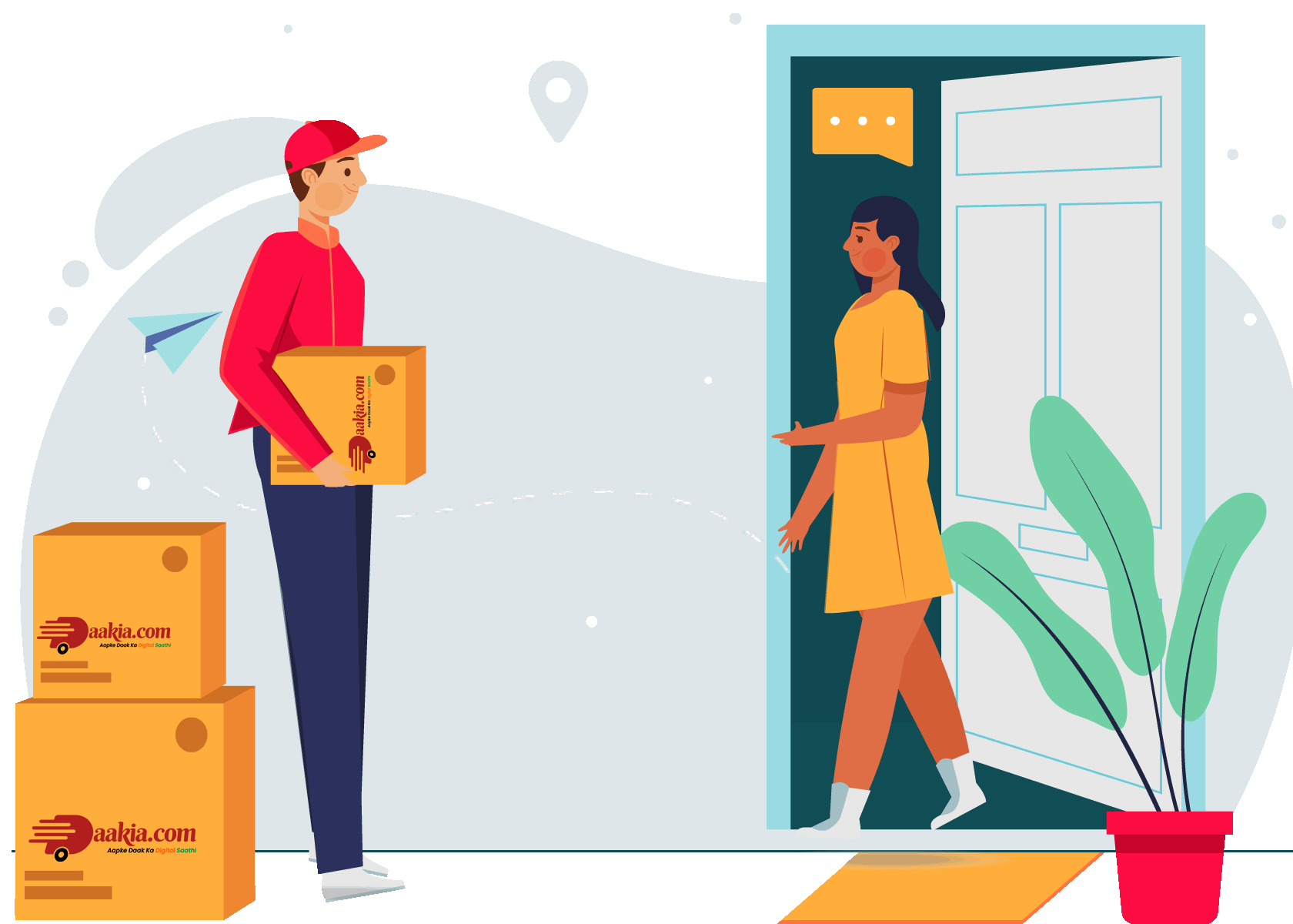 Courier franchise application form Daakia.com